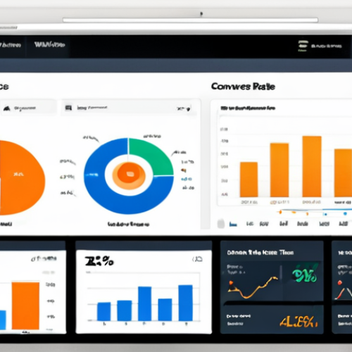 Home 11 **Website Analytics Dashboard**: A clear and informative dashboard displaying key website metrics like bounce rate, average time on page, conversion rate, and organic traffic, visualized with charts and graphs.